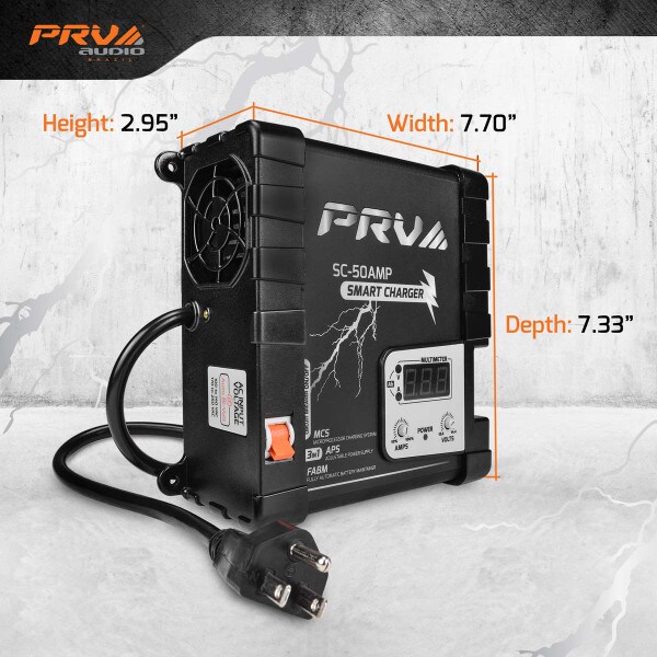 Main product image for PRV Audio SC-50AMP Smart Charger 12V 50A294-3426